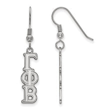 Gamma Phi Beta Sorority Sterling Silver Dangle Earrings
