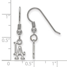 Los Angeles Dodgers Sterling Silver Extra Small Dangle Earrings