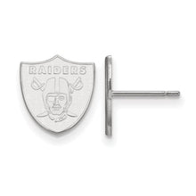 Oakland Raiders Sterling Silver Extra Small Post Earrings