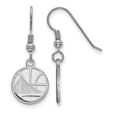 Golden State Warriors Sterling Silver Gold Plated Small Dangle Earrings