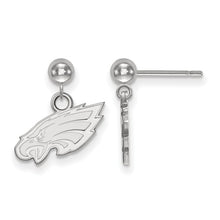 Philadelphia Eagles Sterling Silver Dangle Ball Earrings