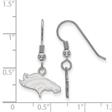 Denver Broncos Sterling Silver Extra Small Dangle Wire Earrings