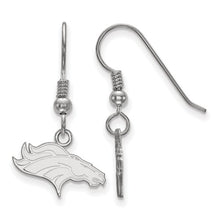 Denver Broncos Sterling Silver Extra Small Dangle Wire Earrings