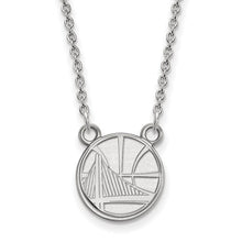 Golden State Warriors Sterling Silver Gold Plated Small Pendant Necklace