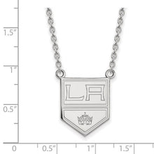 Los Angeles Kings 14k White Gold Large Pendant Necklace