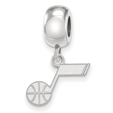 Utah Jazz Sterling Silver Extra Small Charm Dangle Bead