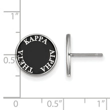 Kappa Alpha Theta Sorority Sterling Silver Enameled Post Earrings