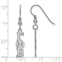 Gamma Phi Beta Sorority Sterling Silver Sterling Silver Dangle Earrings