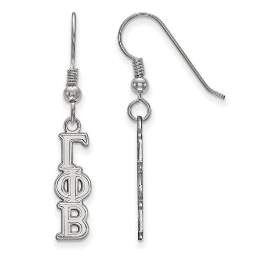 Gamma Phi Beta Sorority Sterling Silver Sterling Silver Dangle Earrings