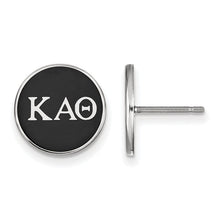 Kappa Alpha Theta Sorority Sterling Silver Enameled Post Earrings