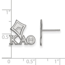 Kappa Alpha Theta Sorority Sterling Silver Extra Small Post Earrings