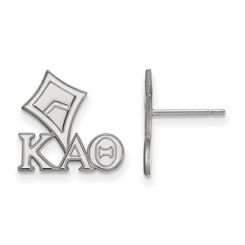 Kappa Alpha Theta Sorority Sterling Silver Extra Small Post Earrings