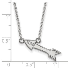 Pi Beta Phi Sorority Sterling Silver Extra Small Pendant Necklace