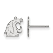 Sterling Silver LogoArt Washington State University Post Earring