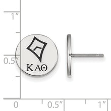 Kappa Alpha Theta Sorority Sterling Silver Enameled Post Earrings