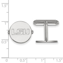LSU Sterling Silver Cuff Links