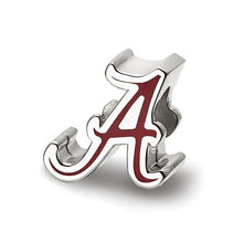 University of Alabama Sterling Silver Script "A" Logo Bead