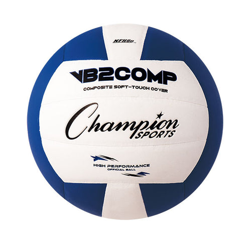 Champion Sports Official Size Composite Volleyball Blue