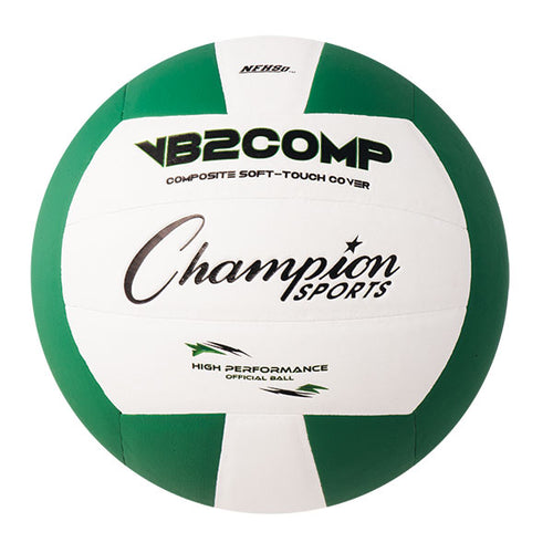 Champion Sports Official Size Composite Volleyball Green
