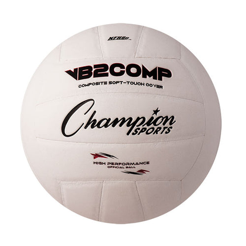 Champion Sports Official Size Composite Volleyball White