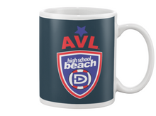 AVL High School Logo RWB Beverage Mug