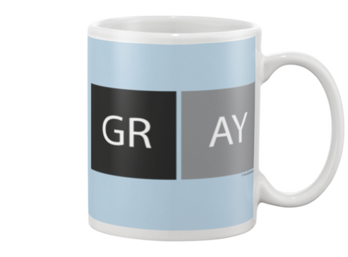 Gray Dubblock BGY Beverage Mug